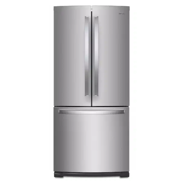 Whirlpool French Door Refrigerator – 30", 19.7 cu. ft., Stainless Steel, Compact Fit - WRF560SFHZ