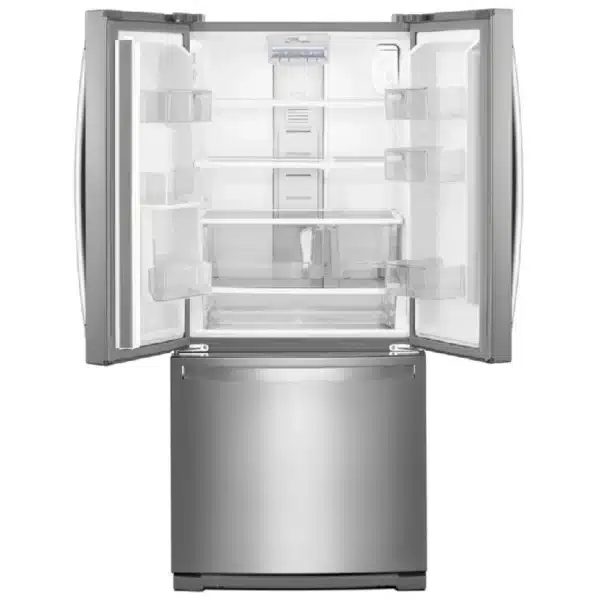 Whirlpool French Door Refrigerator – 30", 19.7 cu. ft., Stainless Steel, Compact Fit - WRF560SFHZ - Image 2