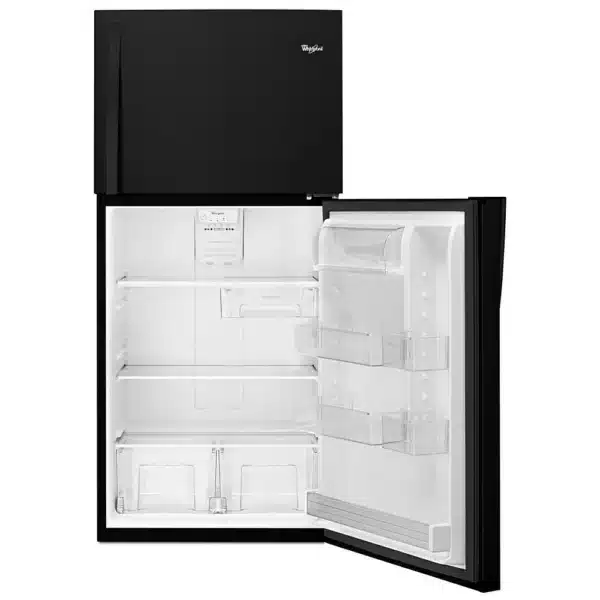 Whirlpool 30" 19.2 cu.ft. Top-Freezer Refrigerator – Black – WRT549SZDB - Image 3