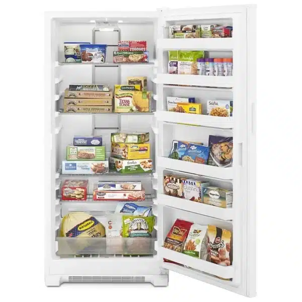 Congélateur vertical Whirlpool – 18 pi³, Blanc, Dégivrage automatique -  WZF34X18DW – Image 2