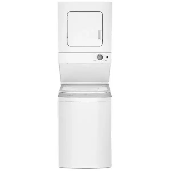 Centre de buanderie Whirlpool – 24", Laveuse 1.8 pi³ & Sécheuse 3.4 pi³, 850 RPM, Blanc - YWET4024HW
