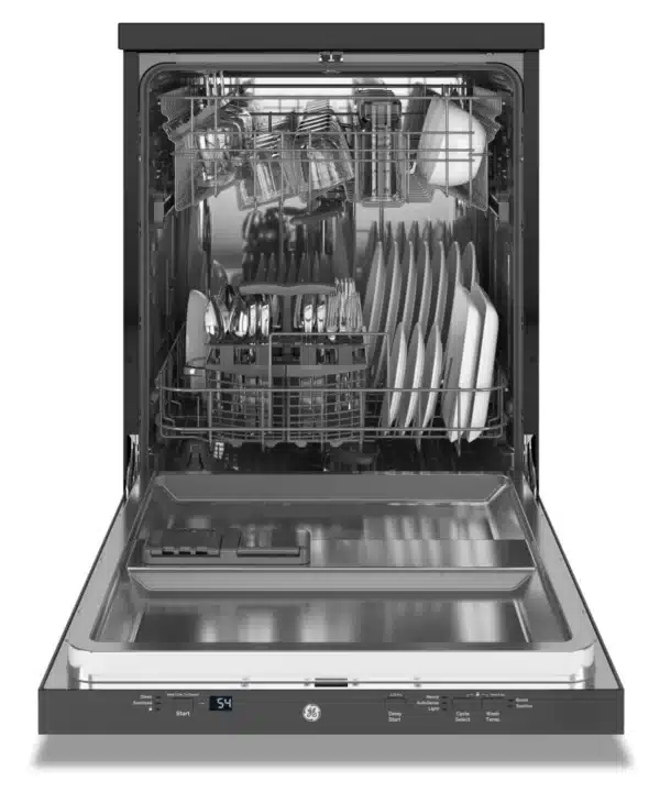 Lave-vaisselle avec Broyeur d’aliments durs 24’’, 12 couverts, Energy Star, Stainless-GDT225SSLSS – Image 3