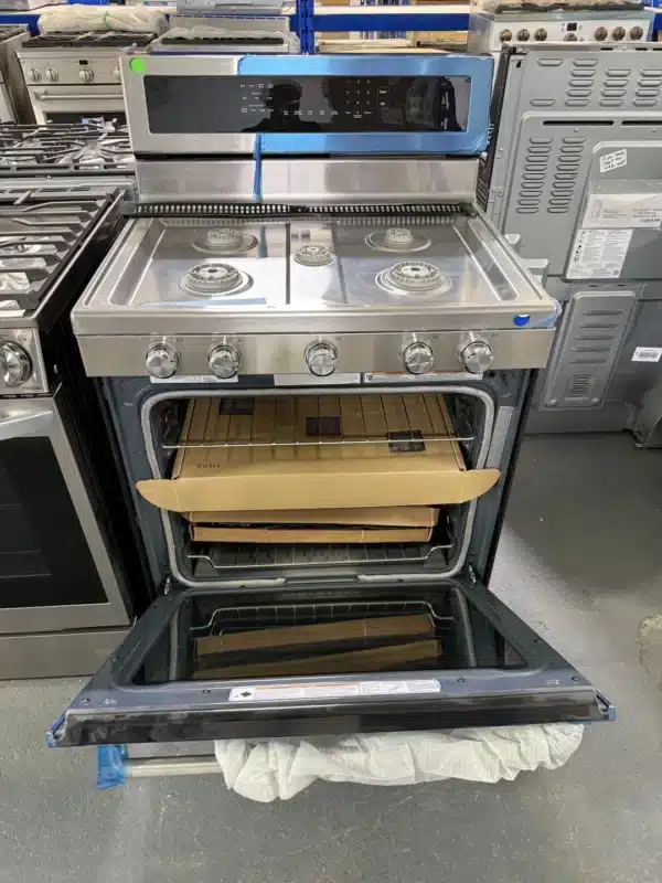 Cuisinière à gaz KitchenAid 30 po – 5,8 pi³, Convection, Aqualift – KFGG500ESS – Image 4