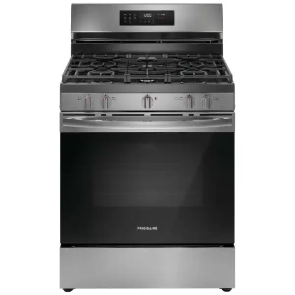 Cuisinière à gaz Frigidaire 30 po – 5,3 pi³, Convection, Air Fry, Nettoyage rapide – FCRG3083AS
