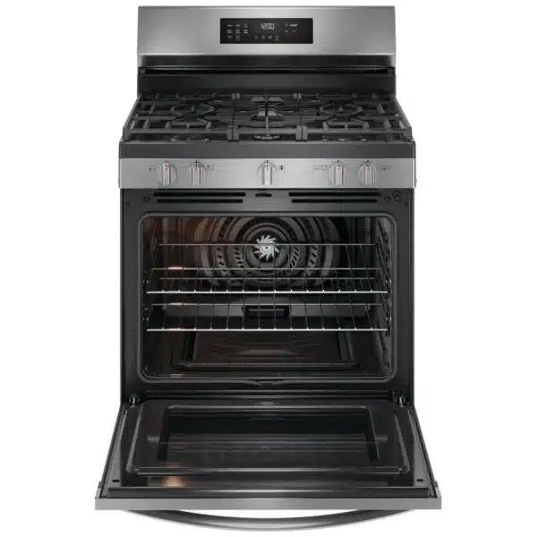Cuisinière à gaz Frigidaire 30 po – 5,3 pi³, Convection, Air Fry, Nettoyage rapide – FCRG3083AS – Image 2