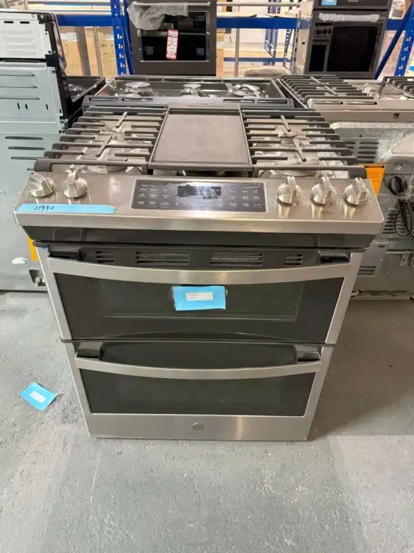 Cuisinière à gaz encastrable GE 30″ – Double four 6,7 pi³, Convection, Air Fry – JCGSS86SPSS – Image 4