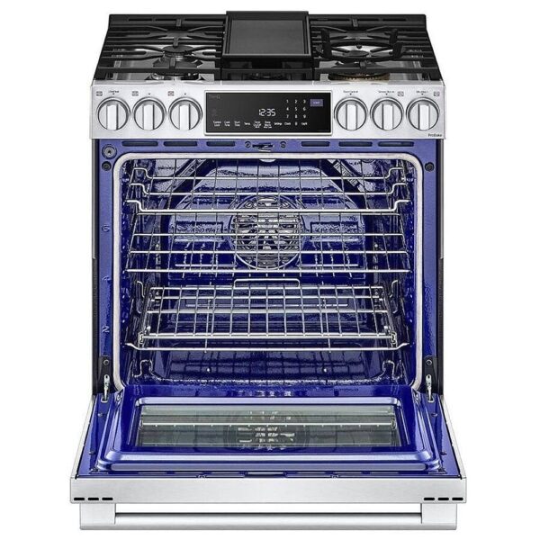 LG Studio Cuisinière à gaz 30 po – 6,3 pi³, Air Fry, Convection, Inox – LSGS6338F – Image 3