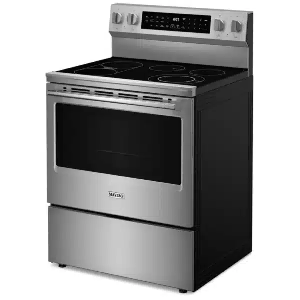 Cuisinière électrique Maytag – 30 po, 5,3 pi³, Acier inoxydable résistant aux traces de doigts - YMFES8030RZ – Image 3