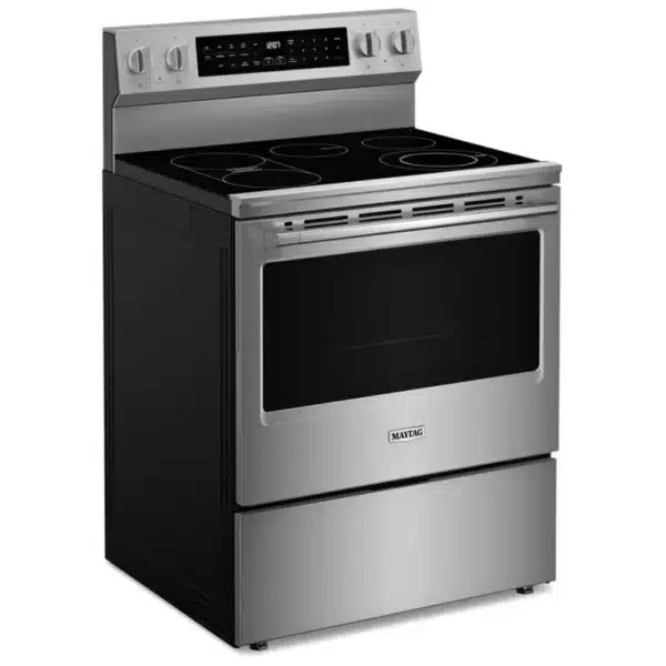 Cuisinière électrique Maytag – 30 po, 5,3 pi³, Acier inoxydable résistant aux traces de doigts - YMFES8030RZ – Image 2