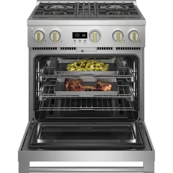 Cuisinière au gaz Monogram 30 po – 4 brûleurs – Acier inoxydable - ZGP304NTSS – Image 3