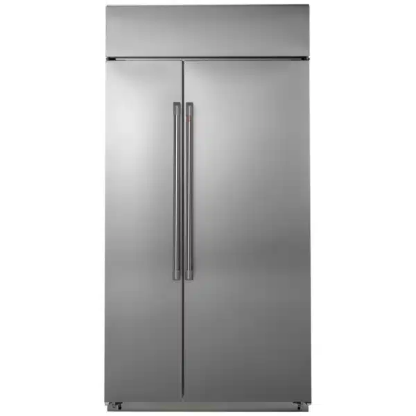 Side by Side Built-In Refrigerator Café 42″ 25.2 cu. ft. stainless steel, counter depth, freezer ice – CSB42WP2NS1