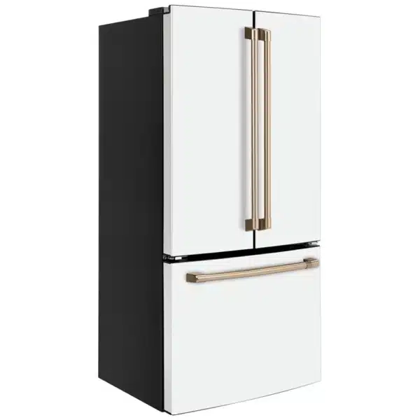 Réfrigérateur portes françaises Café 33″ 18,6 pi³ blanc mat, profondeur de comptoir, eau & glace – CWE19SP4NW2 – Image 2