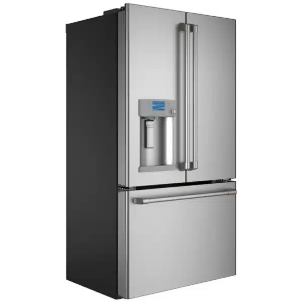 Réfrigérateur portes françaises Café 36″ en inox, 22,2 pi³, profondeur de comptoir, eau & glace, distributeur d’eau chaude – CYE22TP2MS1 – Image 2