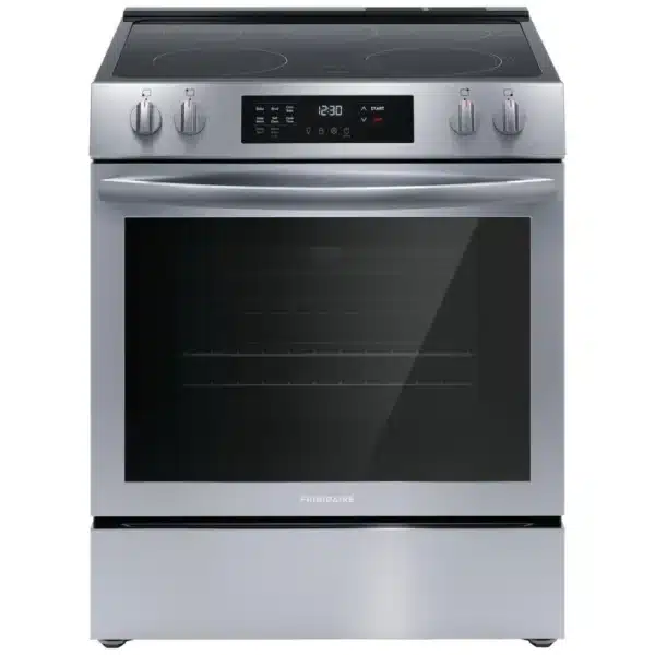 Cuisinière électrique Frigidaire 30 po, 5 éléments, Convection, Air Fry – FCFE308CAS