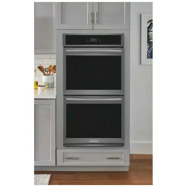 Four mural double Frigidaire Gallery 27 po – 7,6 pi³ – Convection – Air Fry – Acier inoxydable noir - GCWD2767AD – Image 3