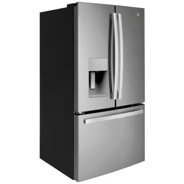 Réfrigérateur portes françaises GE 36″ en inox, 25,6 pi³, eau & glace, – GFE26JYMFS – Image 2