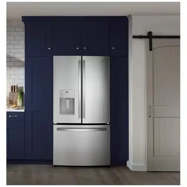 Réfrigérateur portes françaises GE 36″ en inox, 25,6 pi³, eau & glace, – GFE26JYMFS – Image 4