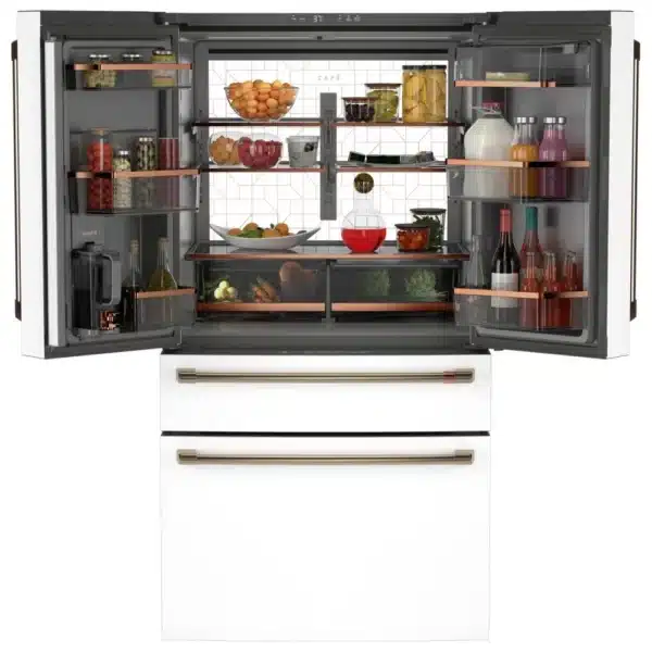 Réfrigérateur à portes françaises Café 36 po – 23,2 pi³ – Blanc – Profondeur de comptoir - CJE23DP4WW2 – Image 4