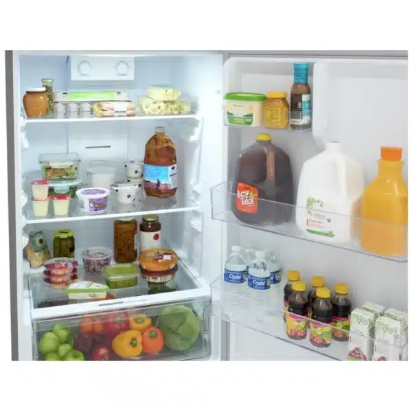 Frigidaire Top Freezer Refrigerator 28” – 16 cu. ft. – Stainless Steel - FRTE1622AS - Image 4