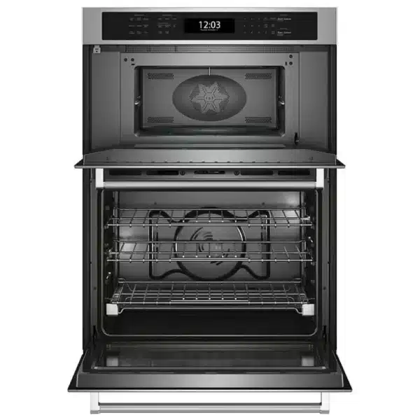 KitchenAid 30” Microwave Wall Oven Combo – Stainless Steel - KOEC530PSS - Image 2