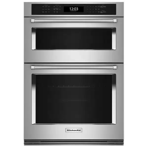 KitchenAid 30” Microwave Wall Oven Combo – Stainless Steel - KOEC530PSS