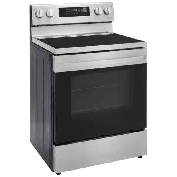 Cuisinière électrique LG 30’’ – 6,3 pi³, Convection, 5 brûleurs, Tiroir de rangement, Friture à air, Autonettoyage - LREL6323S – Image 2
