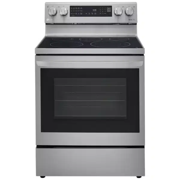 Cuisinière électrique LG 30 po – Convection véritable, Friture à air – Acier inoxydable  - LREL6325F