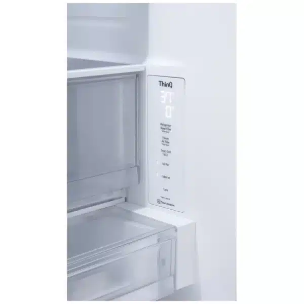 Réfrigérateur à portes françaises LG 36 po, 31,7 pi³, Distributeur d’eau intérieur distributeur de glace au congélateur – LRFLS3206S – Image 4
