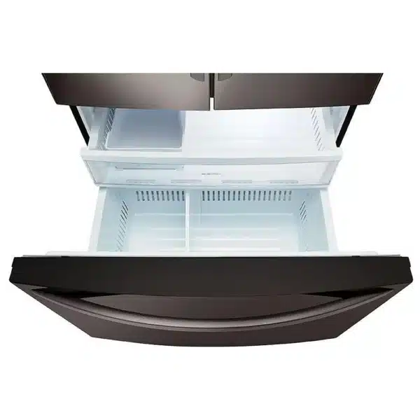 Réfrigérateur portes françaises LG 30″ 21,8 pi³ inox noir, machine à glace optionnelle – LRFNS2200D – Image 3