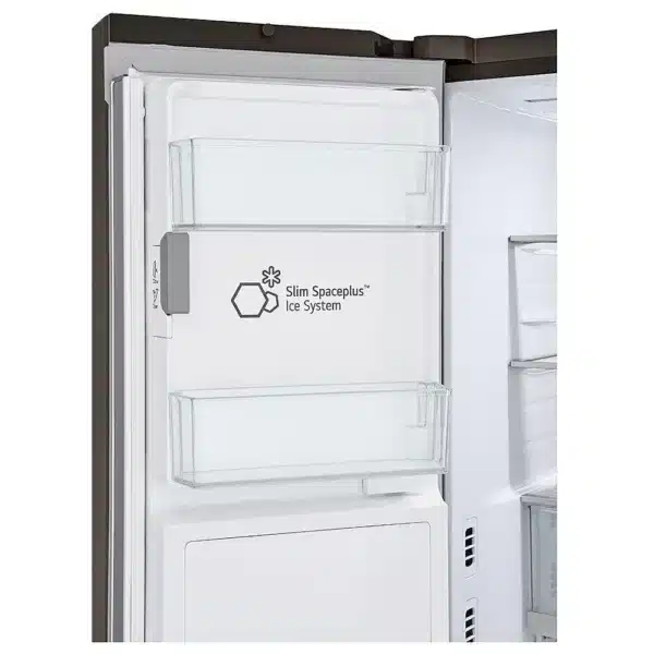 Réfrigérateur portes françaises LG 36″ 25,5 pi³ inox noir, profondeur de comptoir MAX, eau & glace, Craft Ice – LRYXC2606D – Image 4