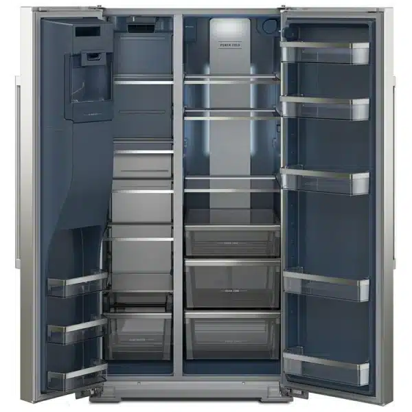 Maytag Side by Side Refrigerator 36″ 20.8 cu. ft. fingerprint resistant stainless steel, counter depth, water & ice – MRSC6636RZ00 - Image 4