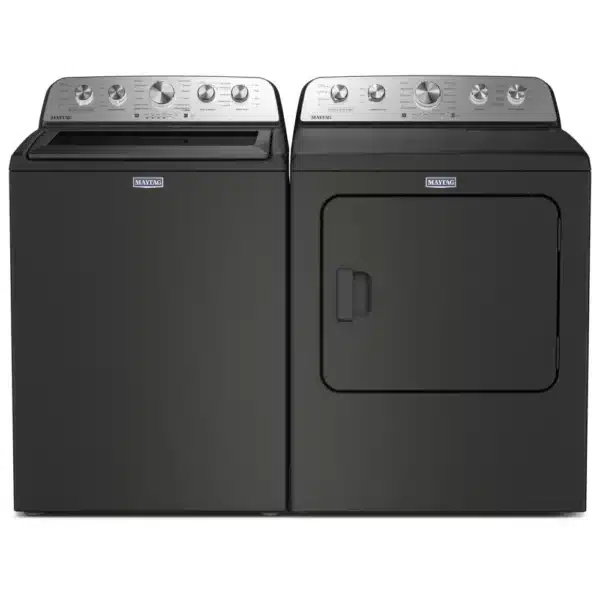 Ensemble laveuse sécheuse Maytag 27″ chargement par le haut 5,5 pi³ & électrique 7,0 pi³ – MTW5600RU0 & YMED5605RU0 – Image 3