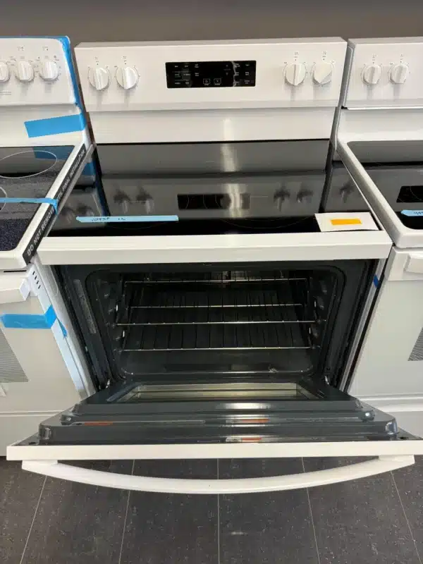 Cuisinière électrique Whirlpool 30 po – 5 brûleurs – Convection – Blanc - YWFES5030RW – Image 5