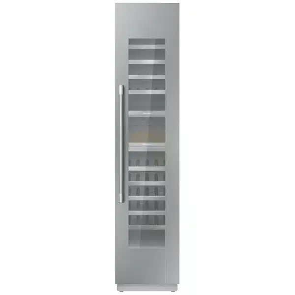 Thermador Cellier encastrable compacte – 18 po – 56 bouteilles – Panneau personnalisable – T18IW905SP
