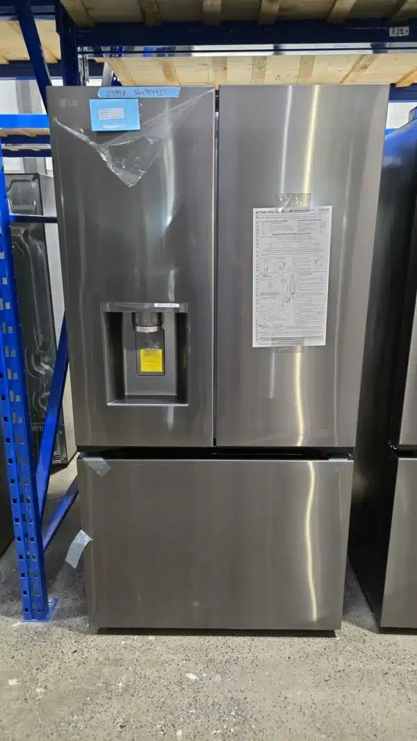 Réfrigérateur portes françaises LG 36″ 25,5 pi³ inox noir, profondeur de comptoir MAX, eau & glace, Craft Ice – LRYXC2606D – Image 6