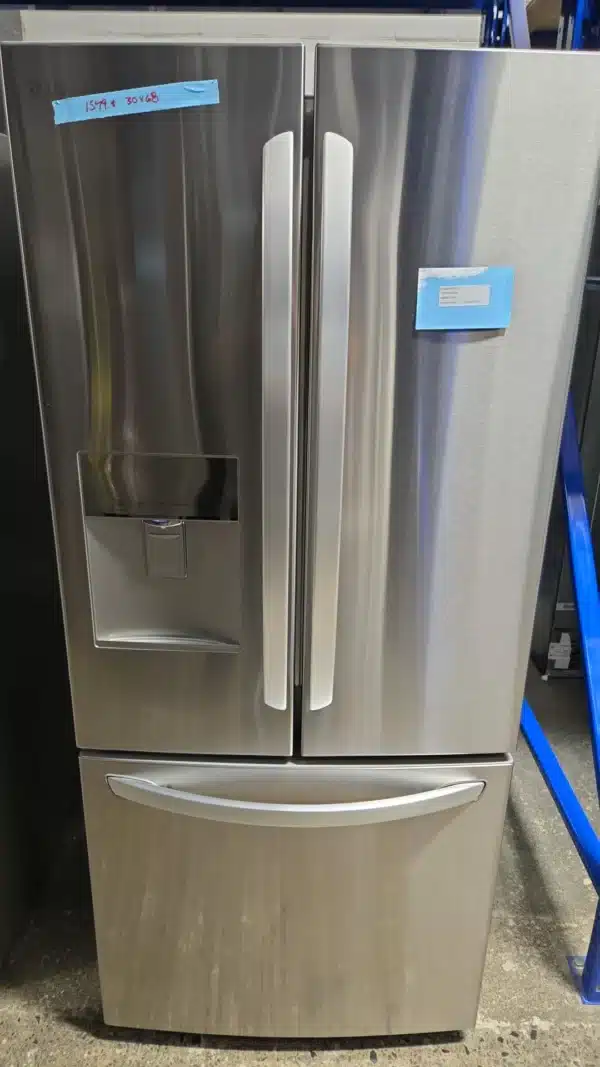 Réfrigérateur portes françaises LG 30″ 21,8 pi³ inox, eau externe & glace congélateur – LRFWS2200S – Image 5