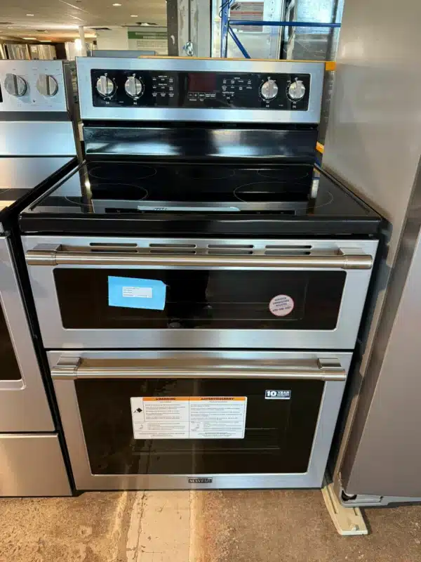 Cuisinière électrique double four Maytag 30″ 6,7 pi³ inox, convection européenne véritable – YMET8800FZ – Image 5