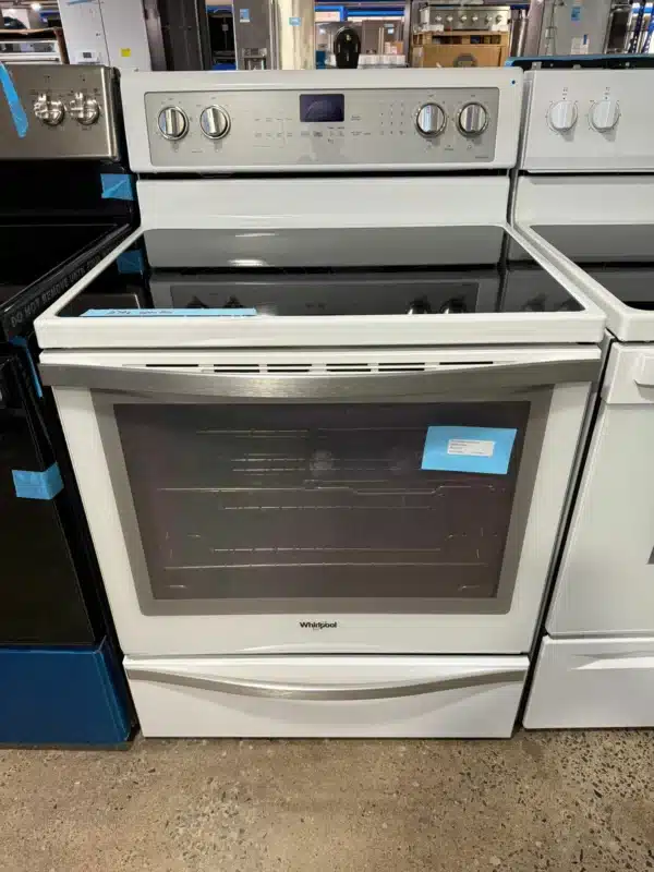 Cuisinière électrique Whirlpool 30″ 6,4 pi³ blanche, convection européenne, FlexHeat™ & Frozen Bake™ – YWFE745H0FH – Image 5
