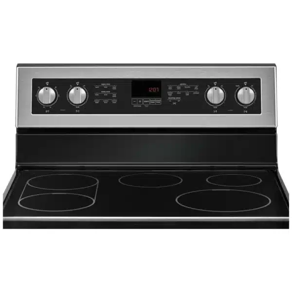 Cuisinière électrique double four Maytag 30″ 6,7 pi³ inox, convection européenne véritable – YMET8800FZ – Image 4