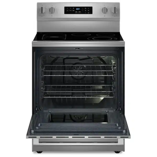Cuisinière électrique Maytag 30 po – 5 brûleurs – Convection – Acier inoxydable – YMFES6030RZ – Image 2