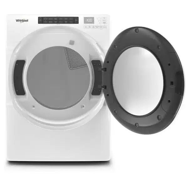 Ensemble laveuse sécheuse Whirlpool 27″ frontale 5,2 pi³ & électrique 7,4 pi³ blanc – WFW560CHW & YWED560LHW – Image 3