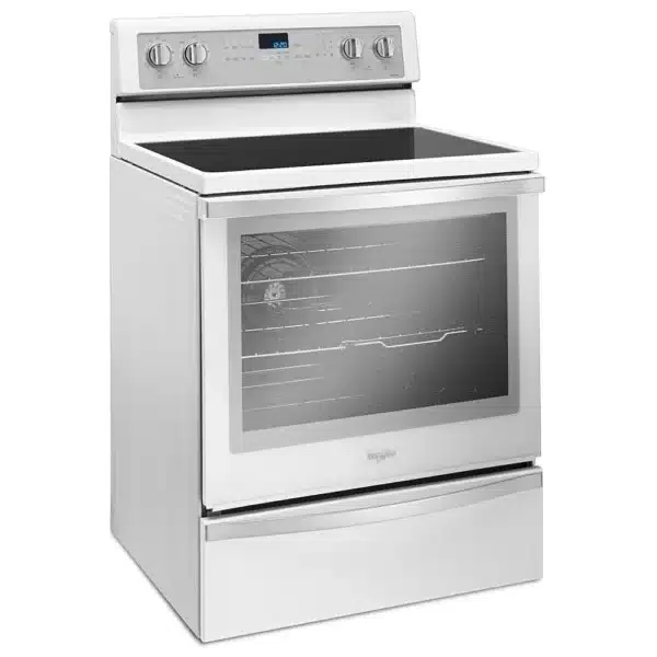 Cuisinière électrique Whirlpool 30″ 6,4 pi³ blanche, convection européenne, FlexHeat™ & Frozen Bake™ – YWFE745H0FH – Image 2