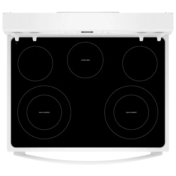Cuisinière électrique Whirlpool 30 po, 4 éléments, Blanc – YWFES3330RW – Image 3
