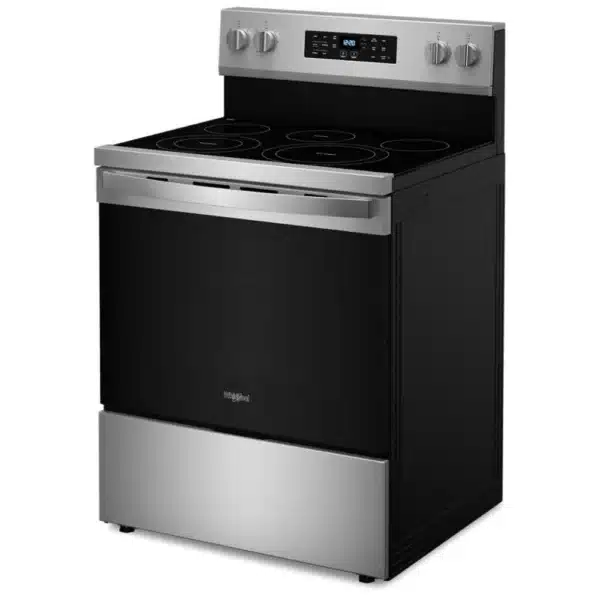 Cuisinière électrique 30″ Whirlpool 5,3 pi³ inox, convection, Air Fry & autonettoyante – YWFES5030RZ0 – Image 4