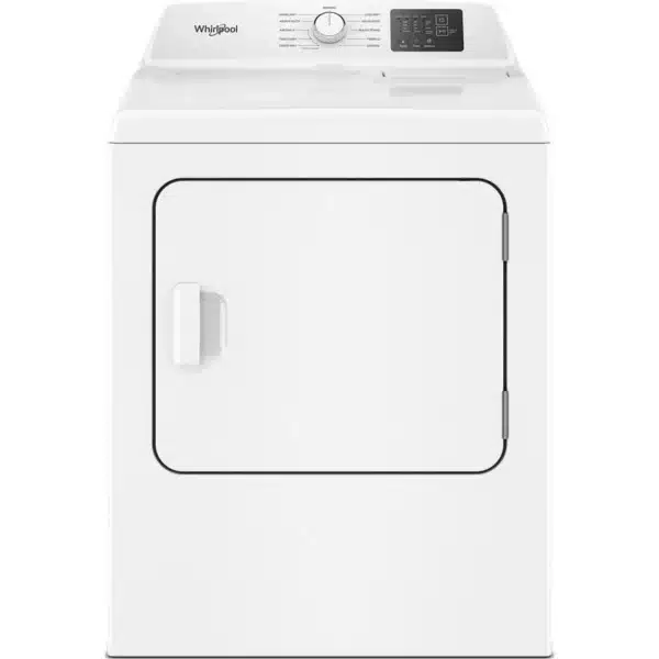 Ensemble laveuse sécheuse Whirlpool 27″ chargement par le haut 4,8 pi³ & électrique 7,0 pi³ blanc – WTW4107SW0 & YWED4105SW0 – Image 2