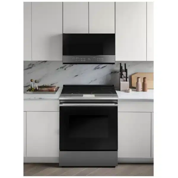 Cuisinière à induction Café 30″ 5,3 pi³ convection européenne, tiroir-réchaud, platine – CHS90XM2NS5 – Image 5