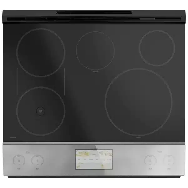 Cuisinière à induction Café 30″ 5,3 pi³ convection européenne, tiroir-réchaud, platine – CHS90XM2NS5 – Image 4