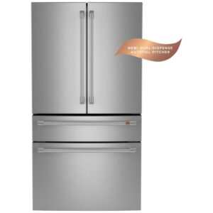 Réfrigérateur à portes françaises profondeur comptoir 36", Café, 23,2 pi³, distributeur d’eau intérieur, inox – CJE23DP2WS1