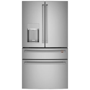 Réfrigérateur à portes françaises 36", Café, 27,8 pi³, distributeur d’eau et glaçons, inox – CVE28DP2NS1