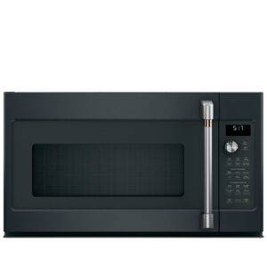 Four micro-ondes à hotte intégrée 30", Café, 1,7 pi³, 300 CFM, Convection, Noir mat – CVM517P3MD1